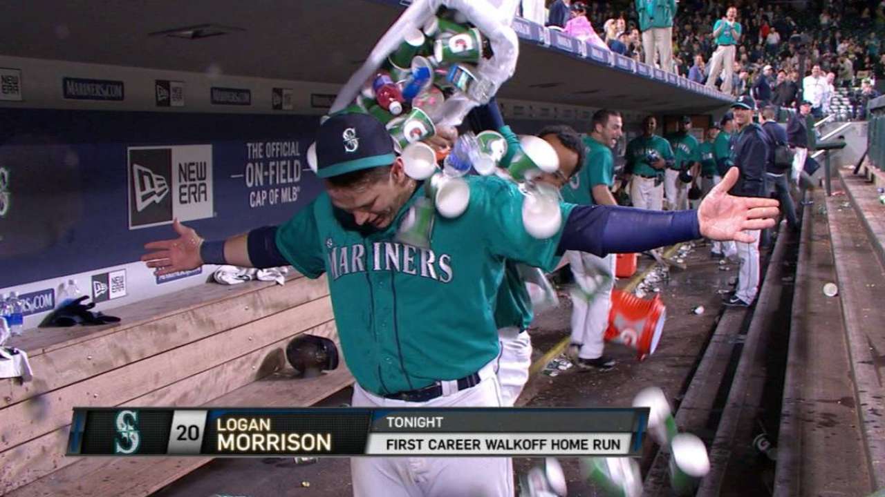 Morrison gets doused with trash