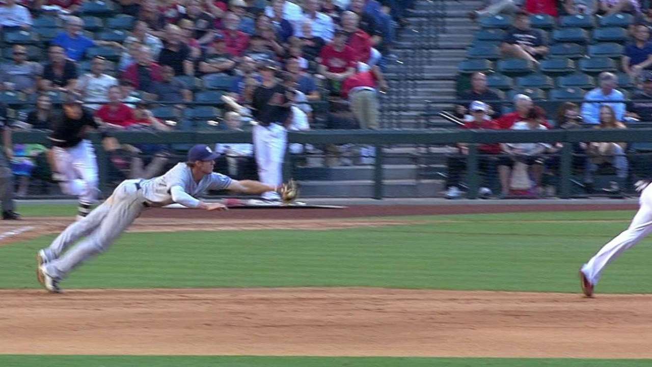 Myers day to day with sore left wrist