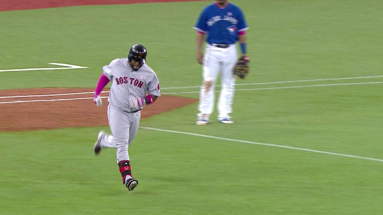 Sandoval, Napoli jonronearon en victoria de Boston