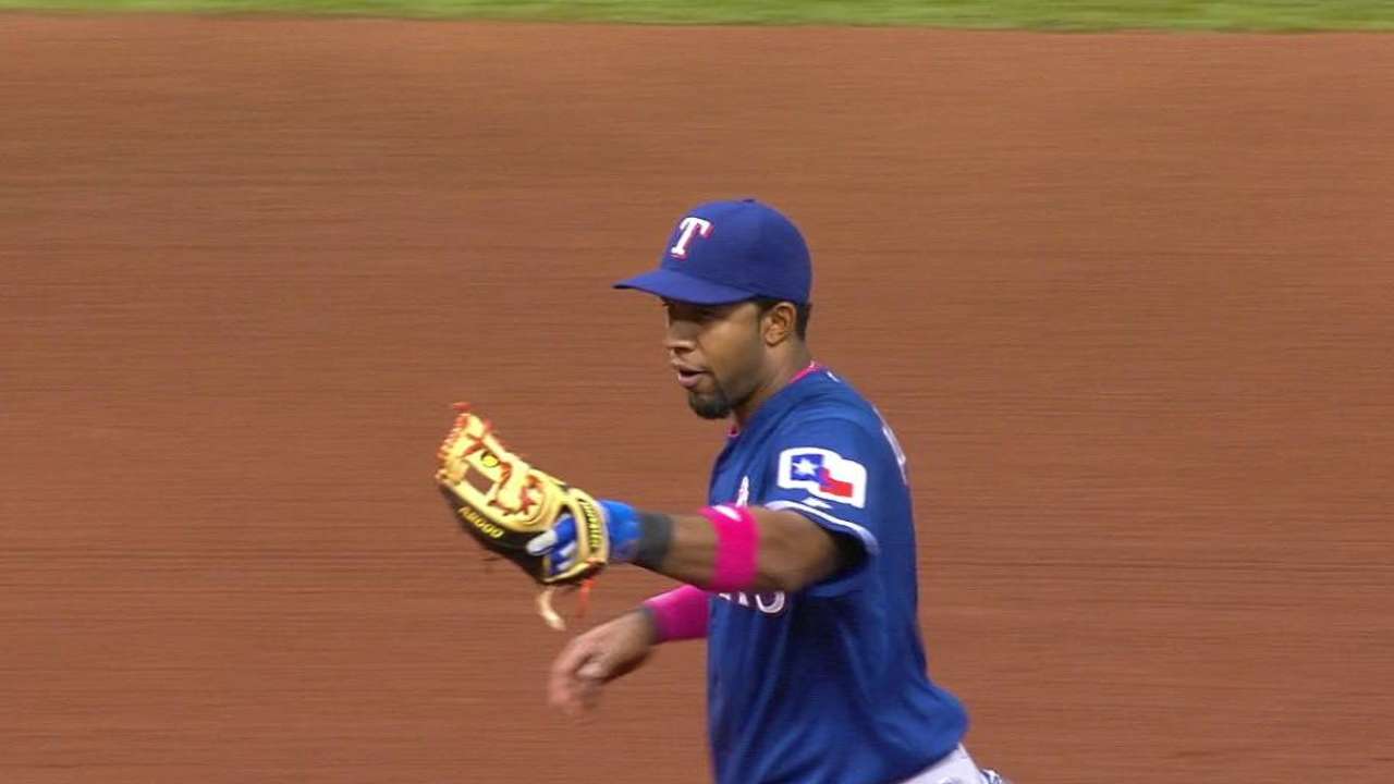 Andrus robs Longoria, turns two