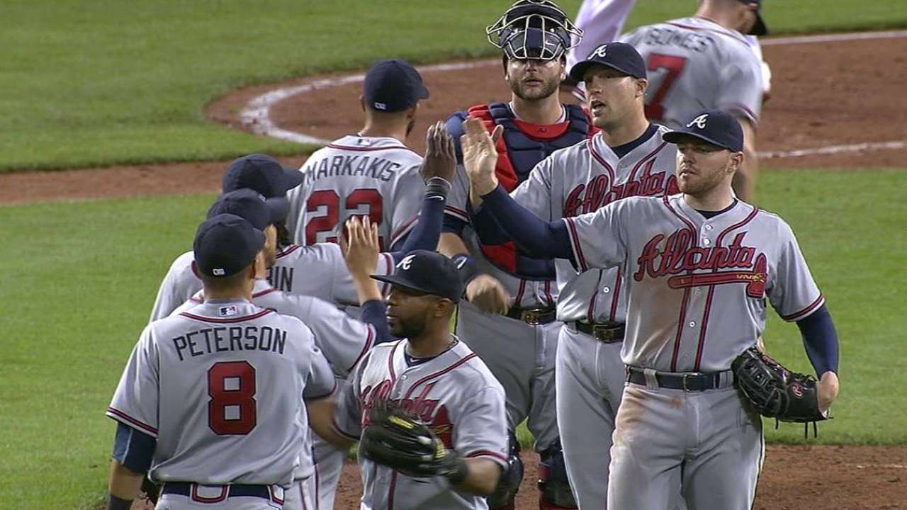 Johnson steps in for Grilli and closes out win