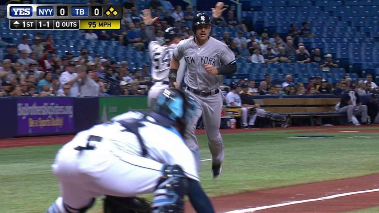 Yankees no pudieron contener a Rays y caen