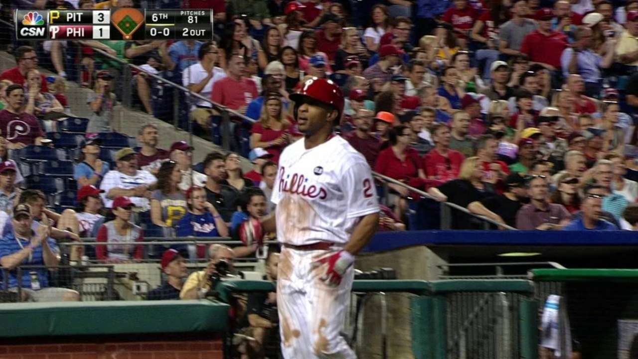Utley's RBI groundout