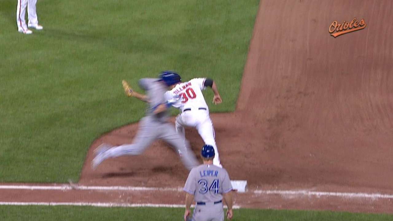 Defense off mark as Orioles fade vs. Jays