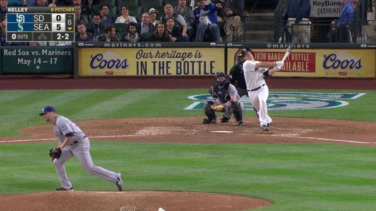 Zunino's solo home run
