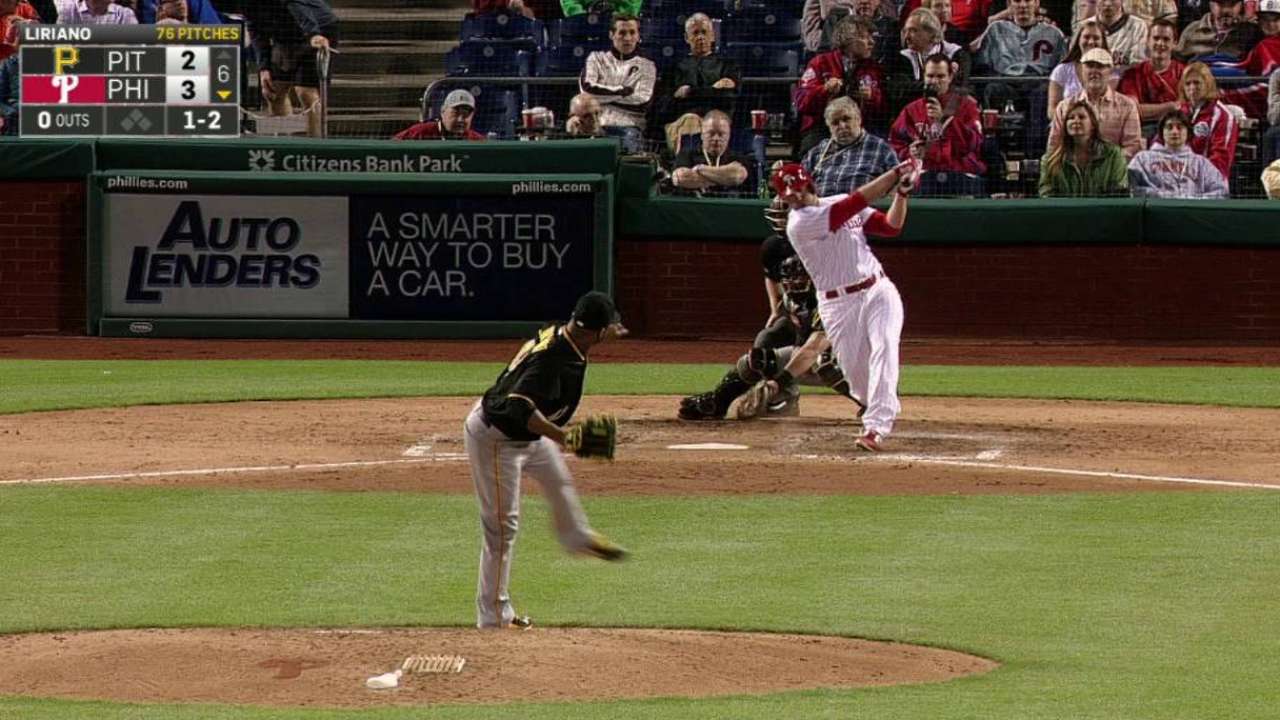 Rare hittable blip costs Liriano, Pirates