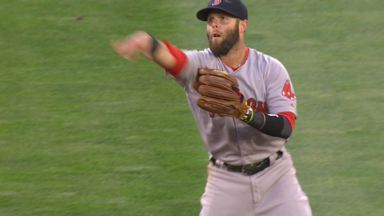 Pedroia's deflection defense