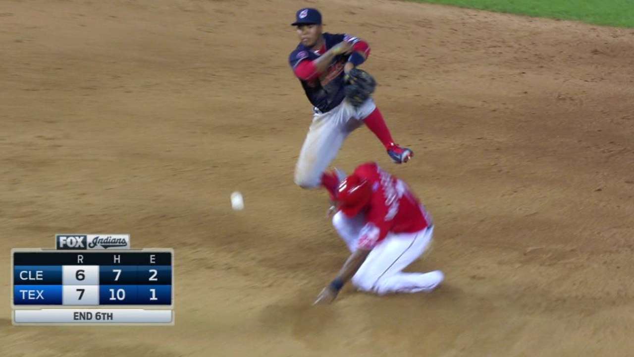 Adams gets a bases-loaded DP