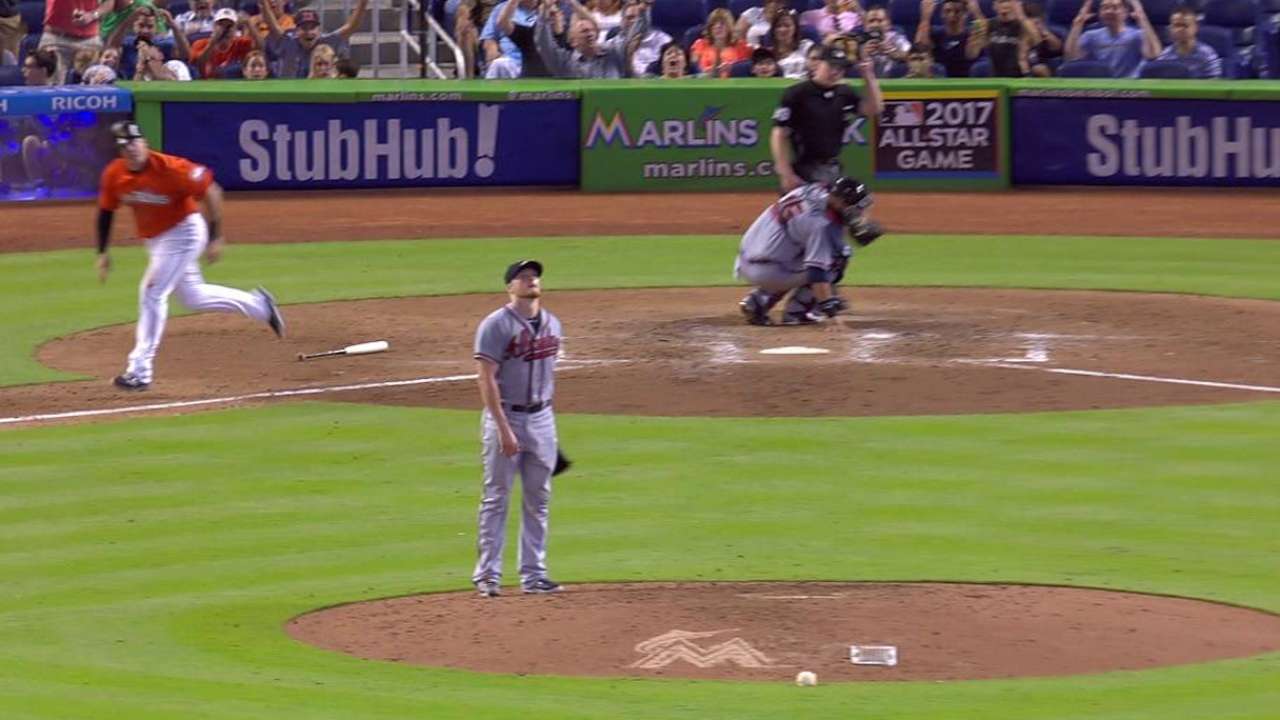 Miller loses no-hitter