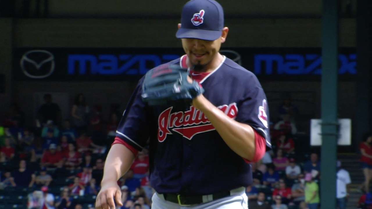 Carrasco's nine strikeouts