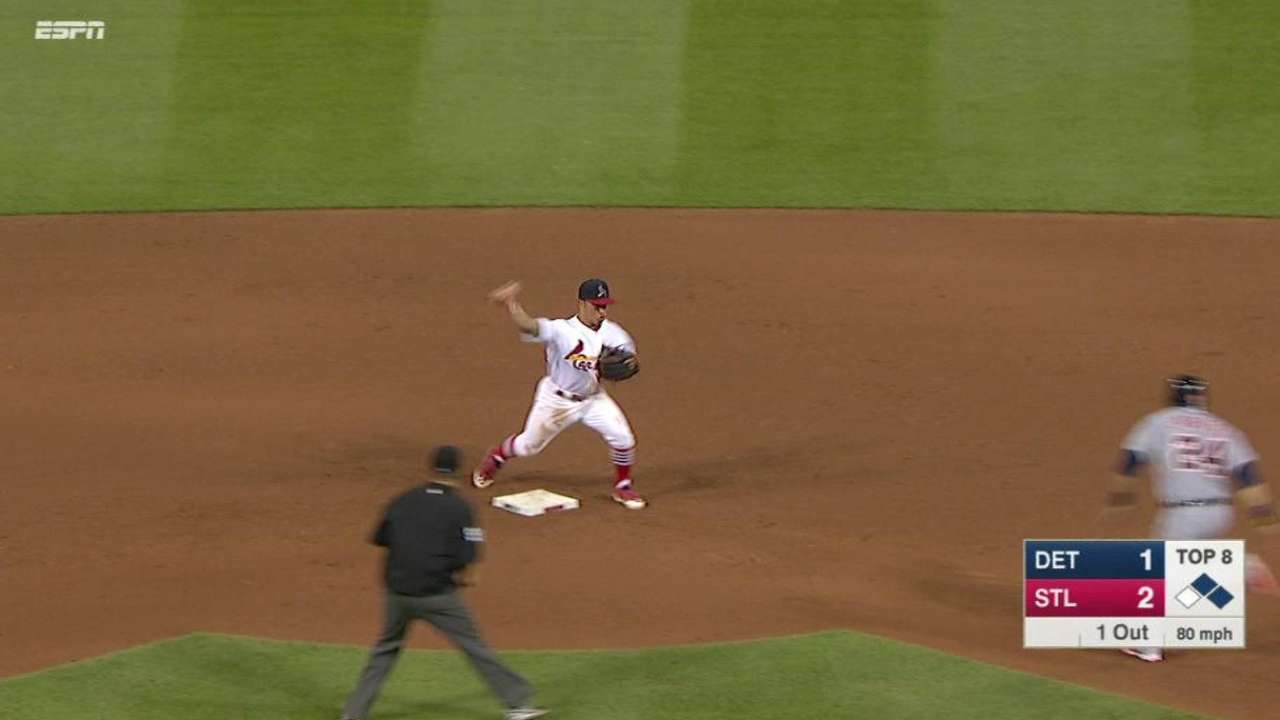 Maness induces big double play