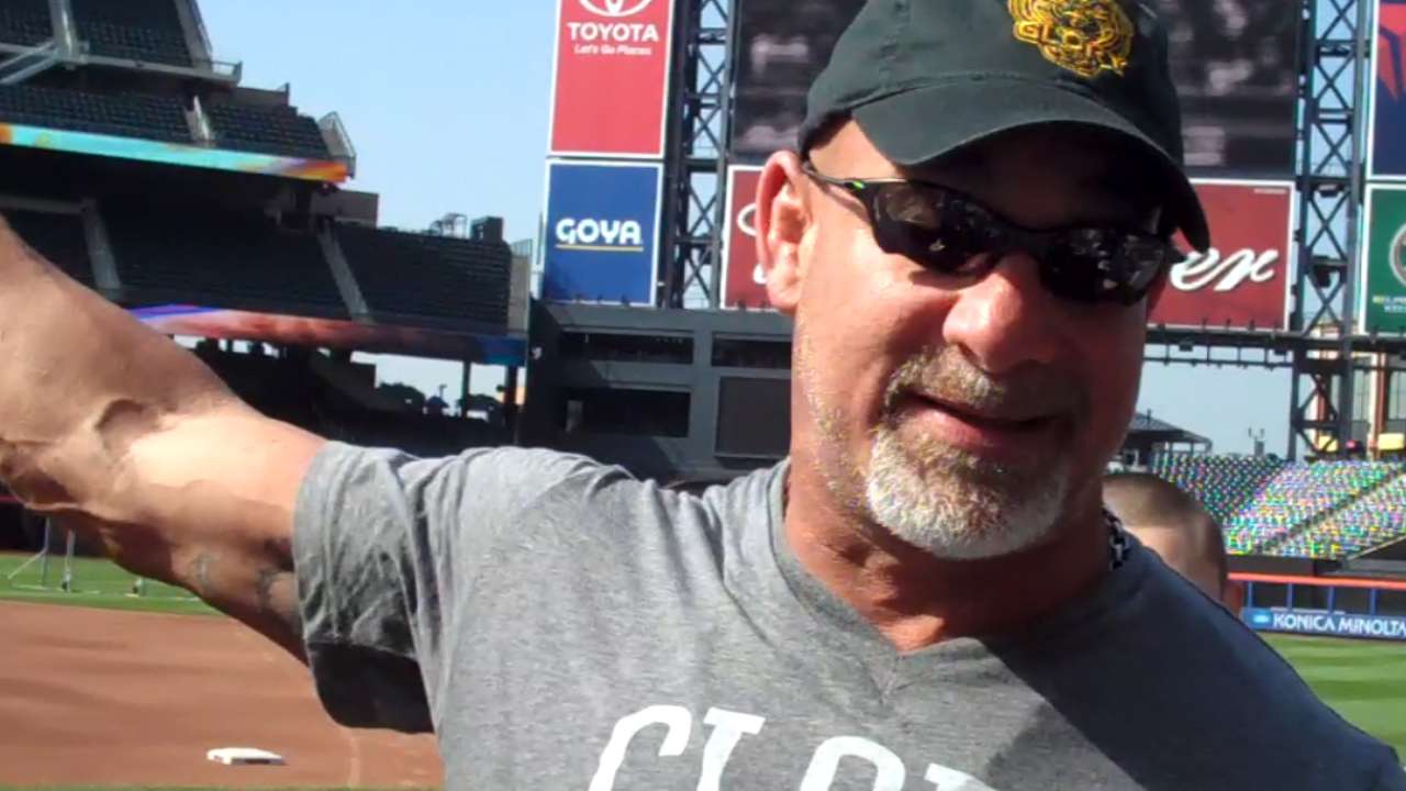 Goldberg 'like kid in candy store' at Citi Field