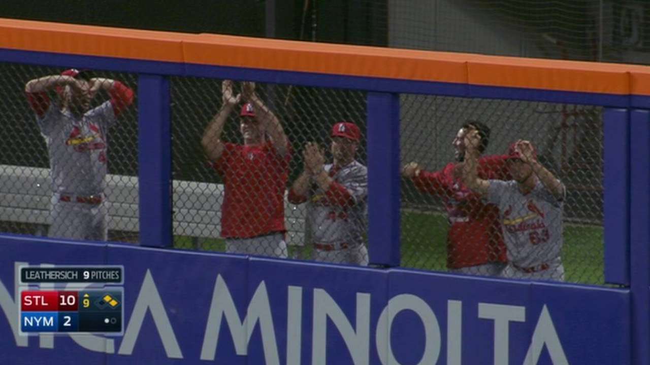 Choate reaches first base for the first time