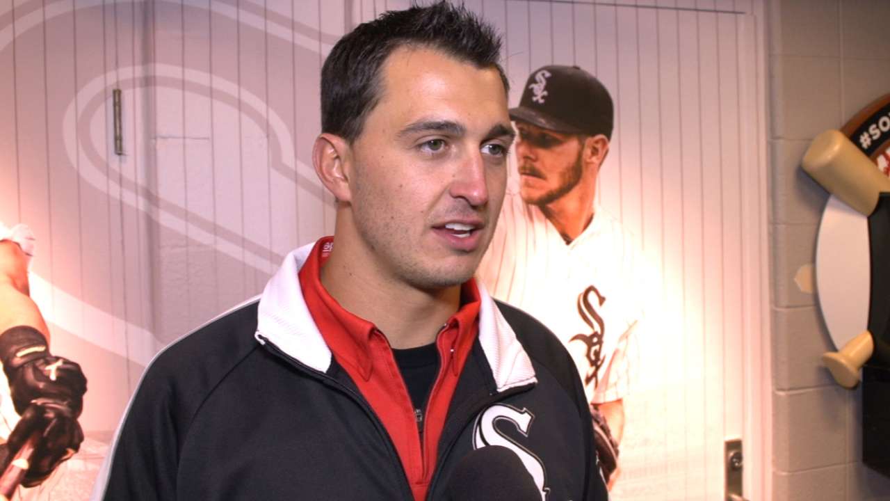 Graham Rahal on his first pitch