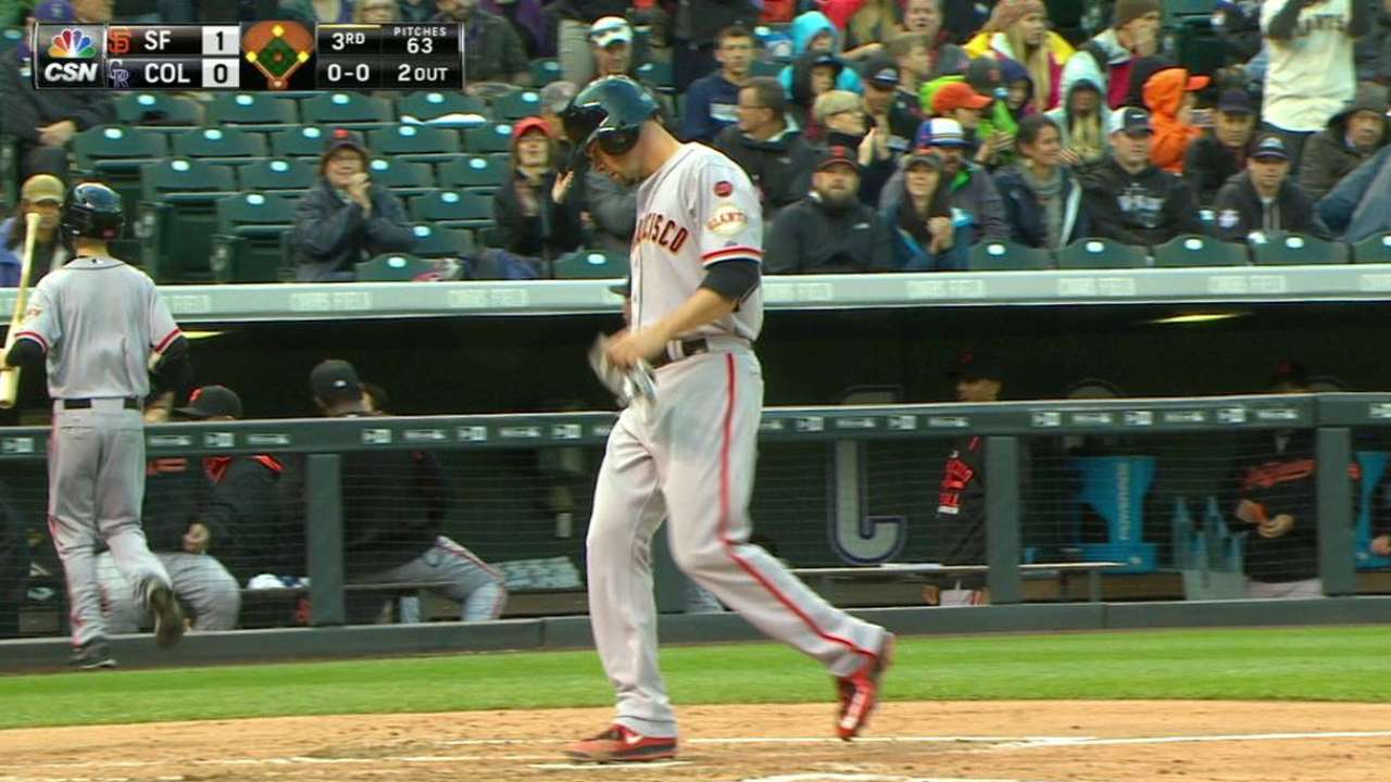 Posey brings home Vogelsong