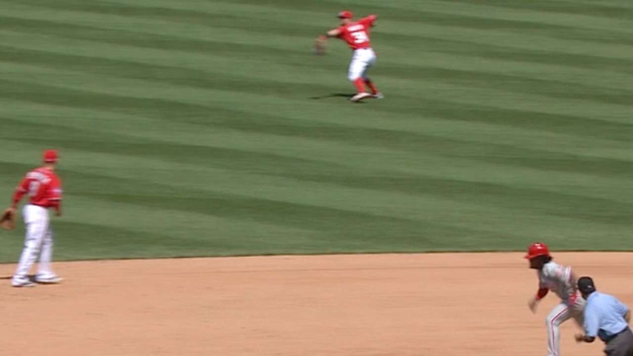 Harper's strong throw