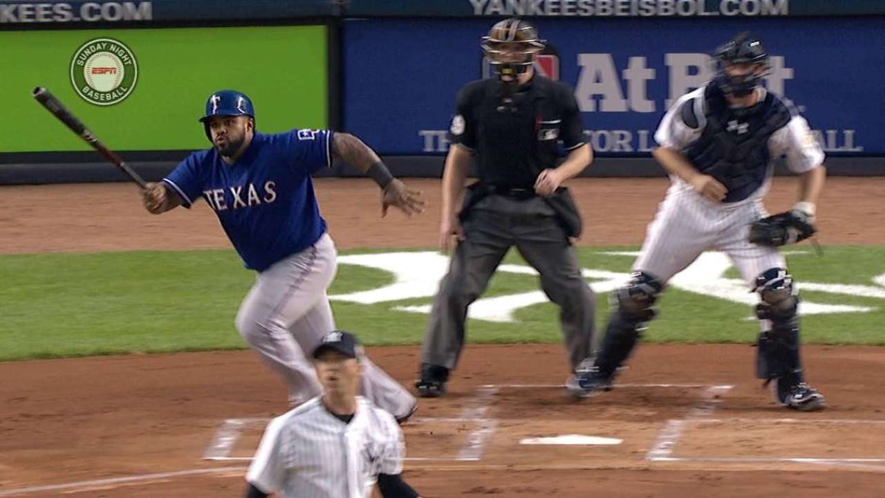 Texas barre a N.Y. de la mano de Gallardo, Fielder