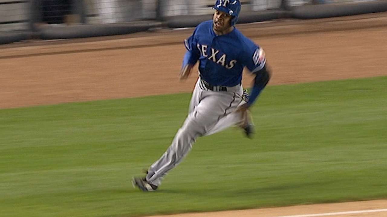 DeShields shows off his wheels