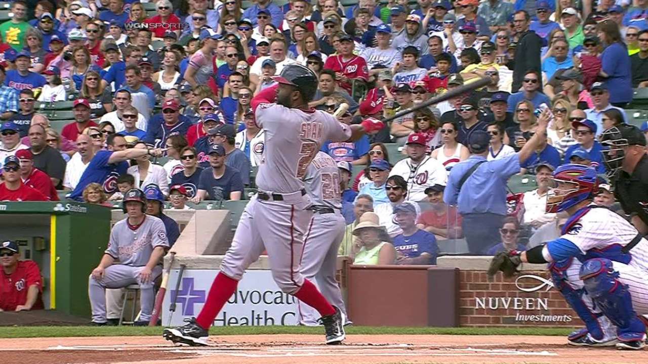 Span's leadoff home run