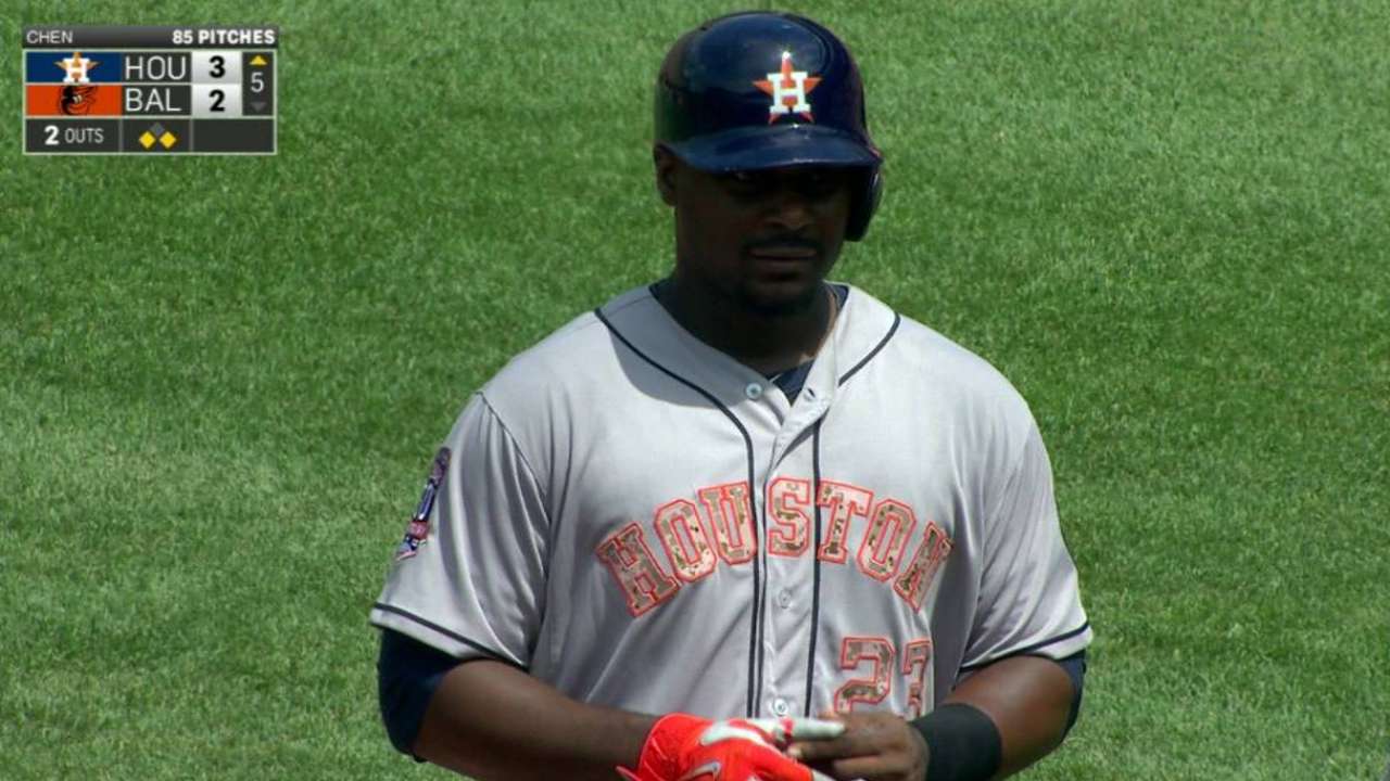 Plenty of Astros reach base, not enough score