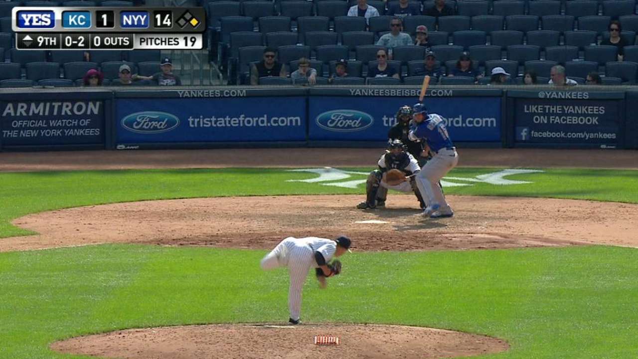 Lindgren's first strikeout