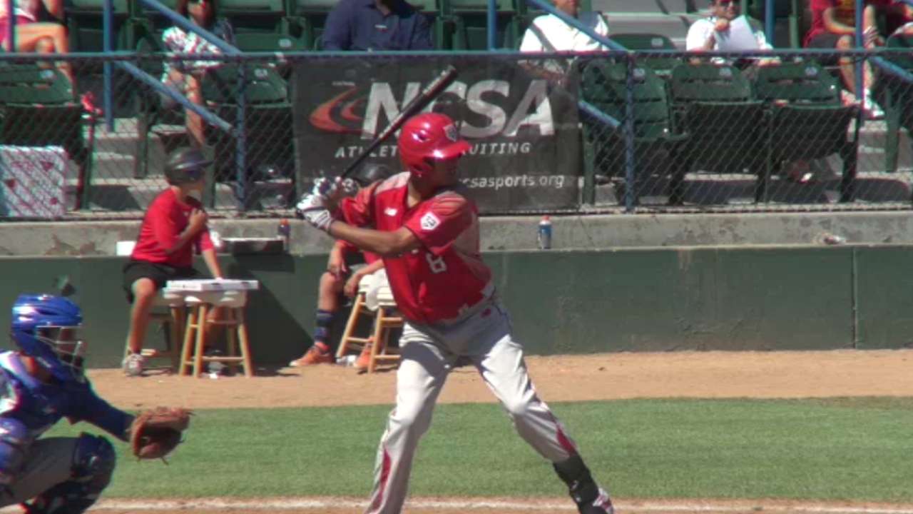 Nats land Perkins' promising bat at No. 69