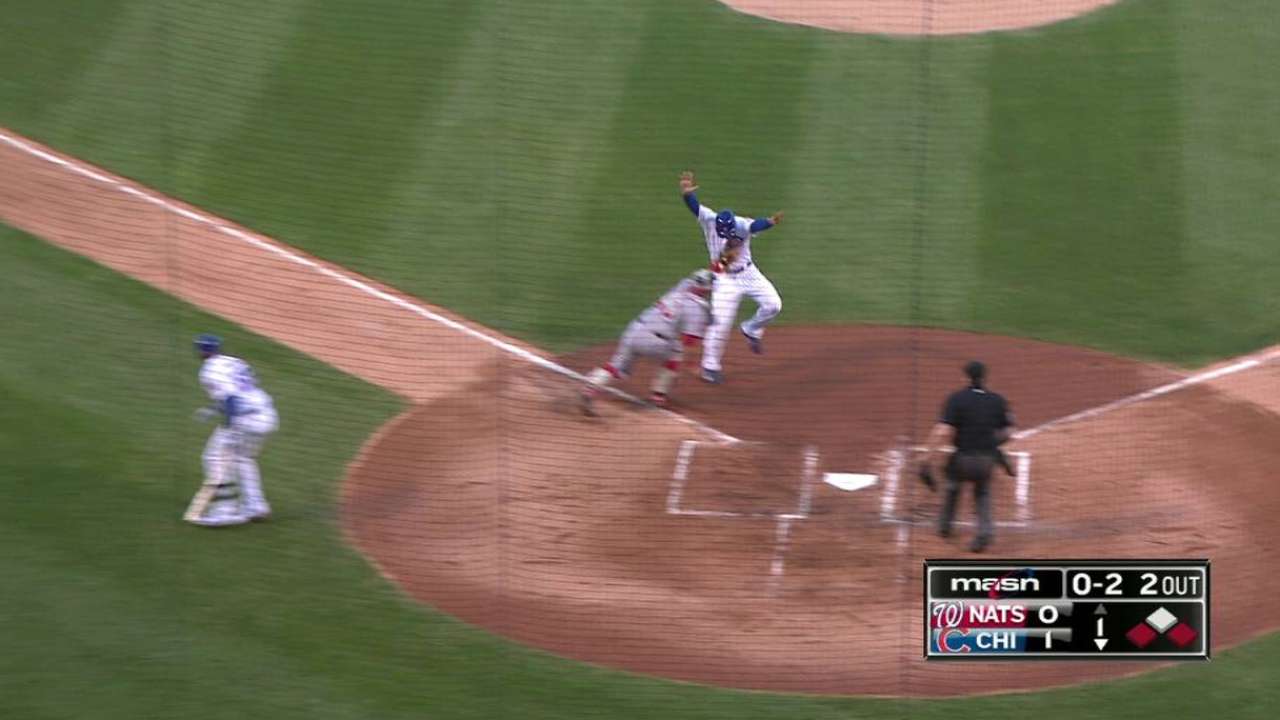 Rundown nabs Rizzo at home