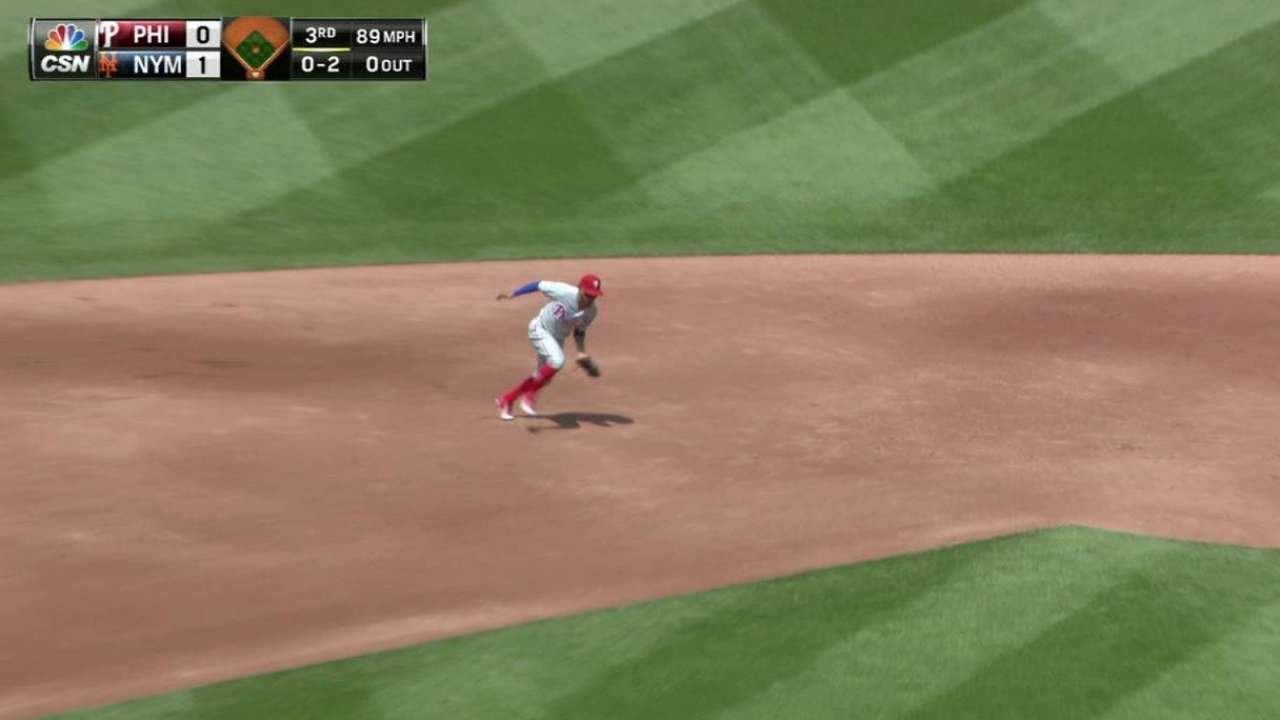 O'Sullivan, Phils unable to keep up with Mets