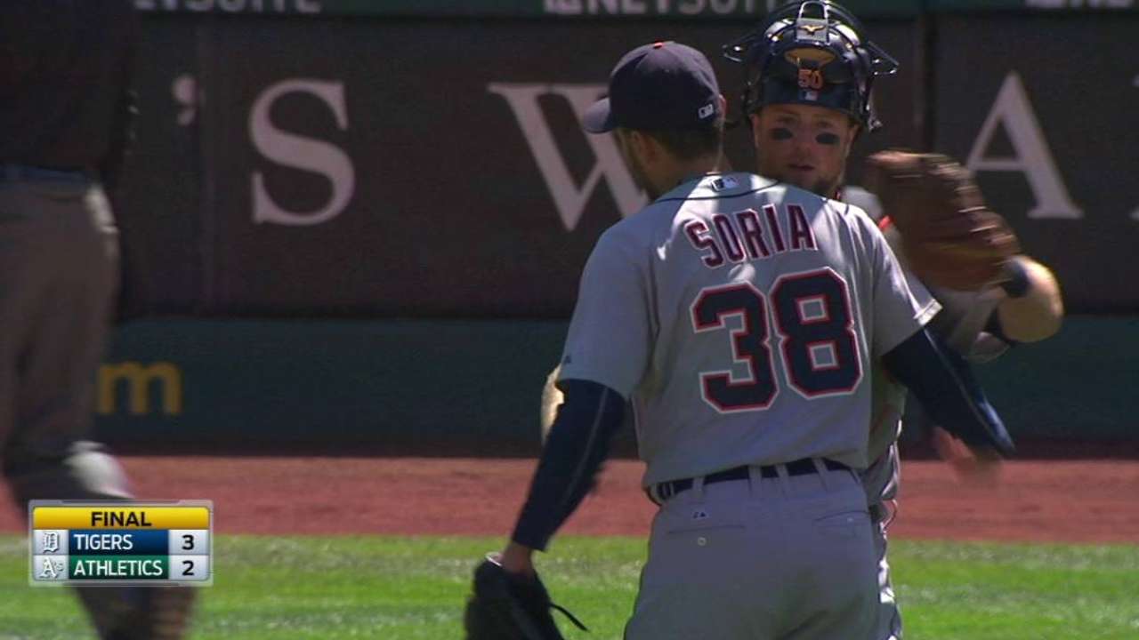 Soria closes out the game