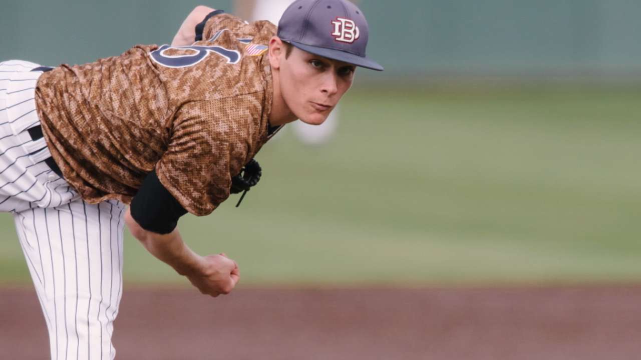 Tigers draft reliever Smith to start Day 2