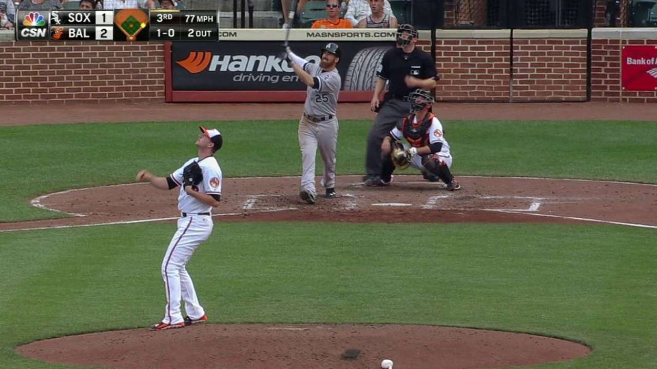 LaRoche's two-run shot