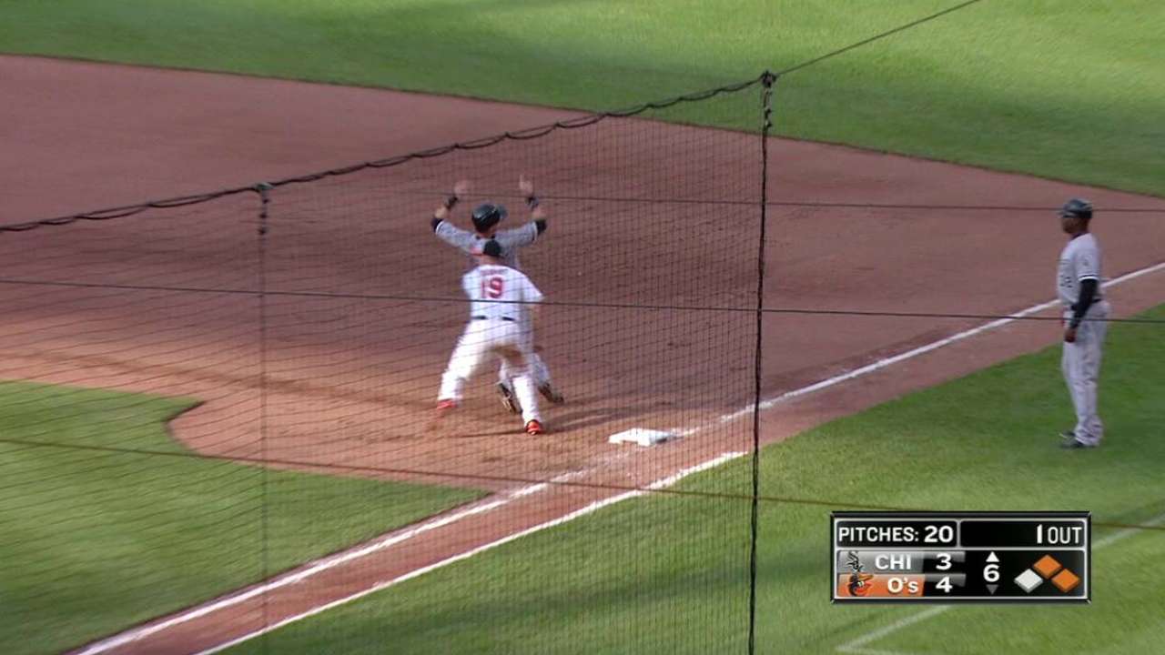 Orioles double off Beckham