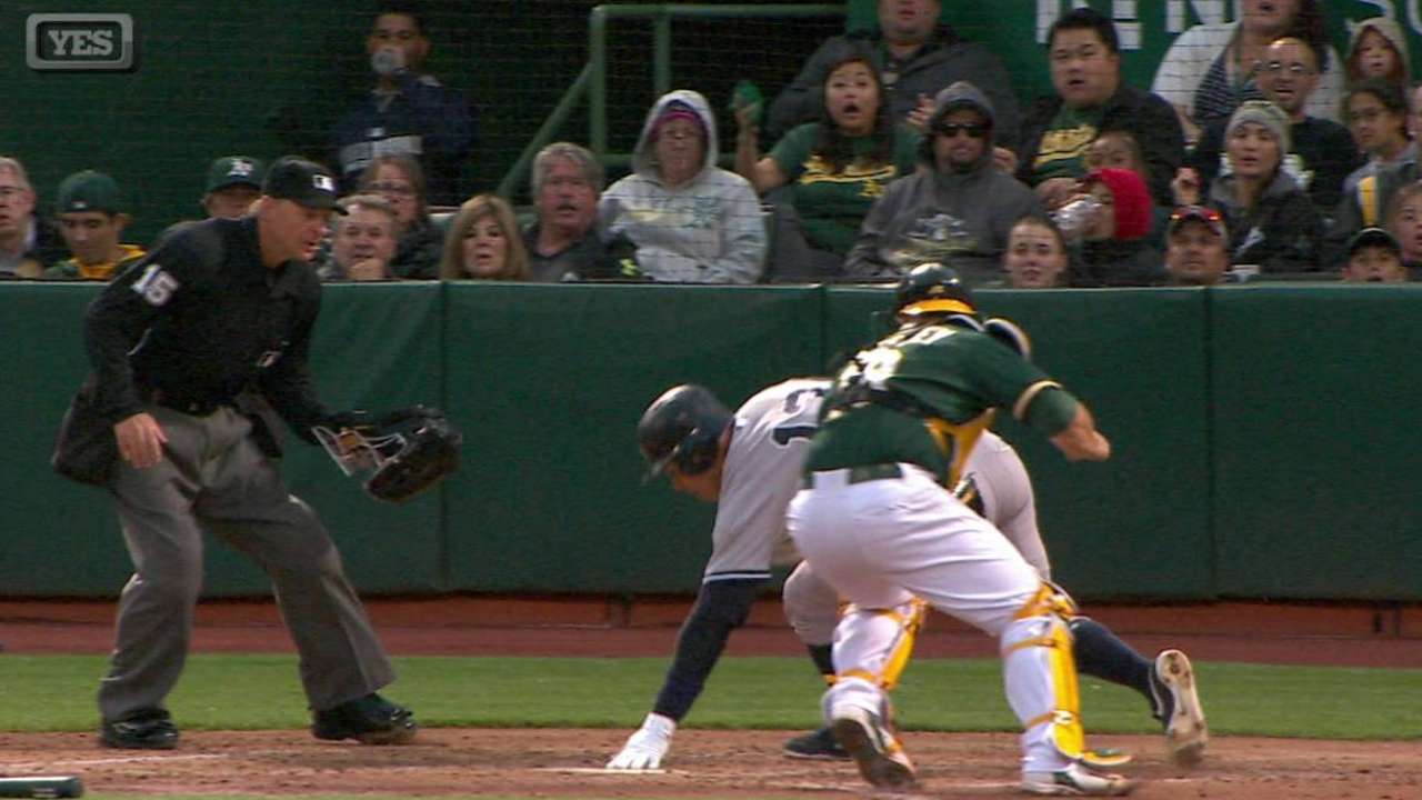 A-Rod safe at home on overturned call