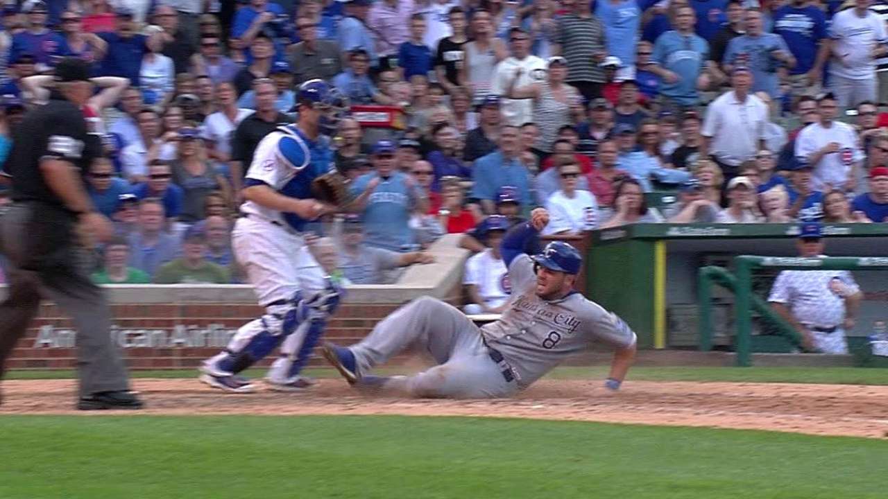 Cain's go-ahead double gives KC big lift