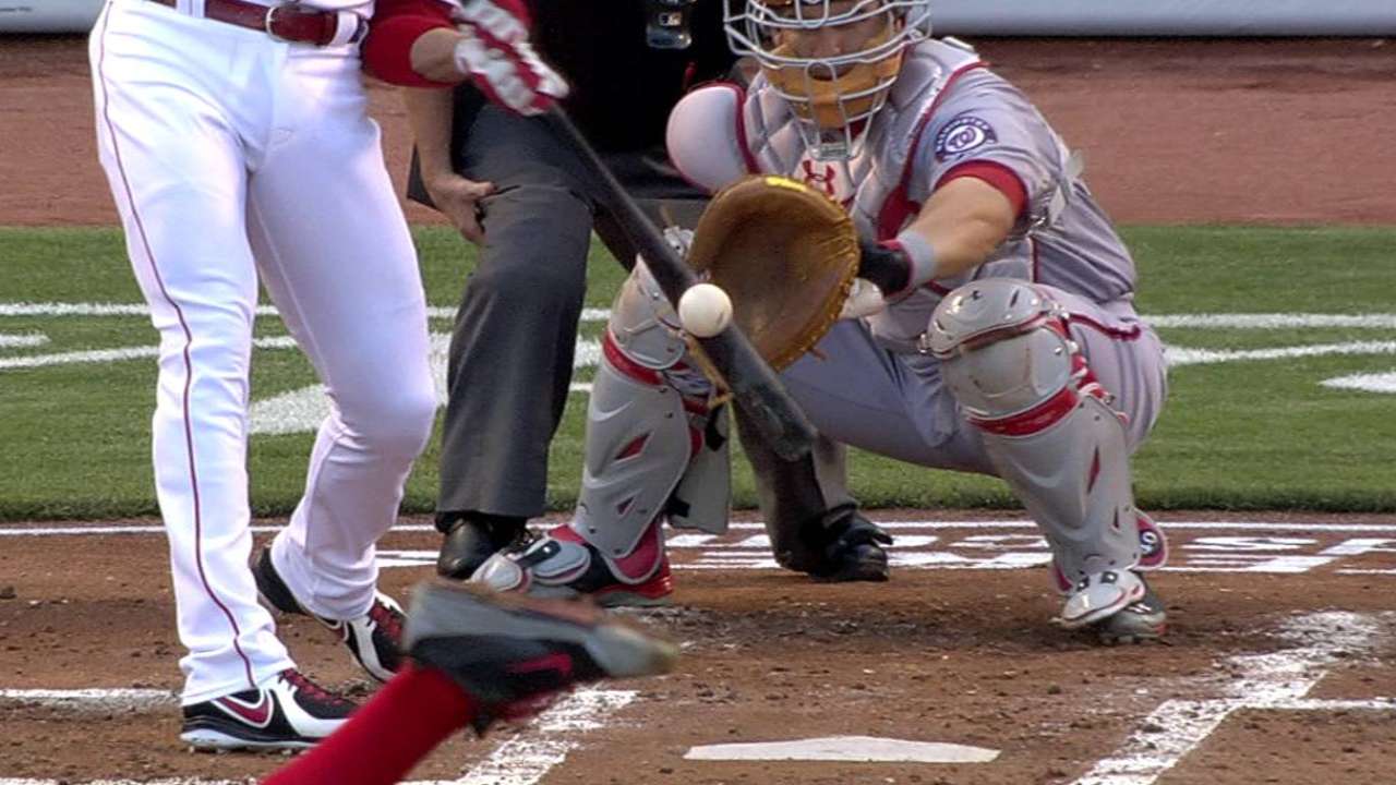 Votto, Frazier pegan HR y Rojos vencen a Nacionales