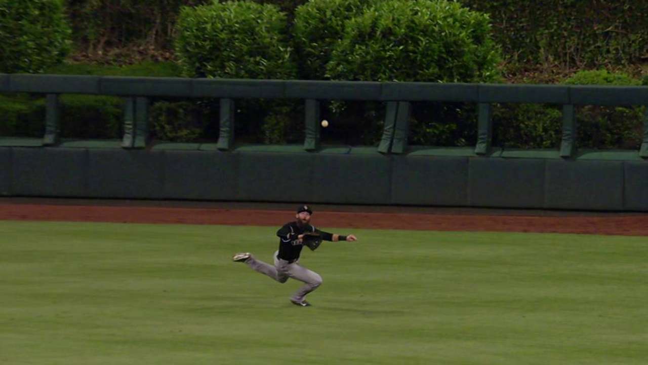 Blackmon's sliding grab