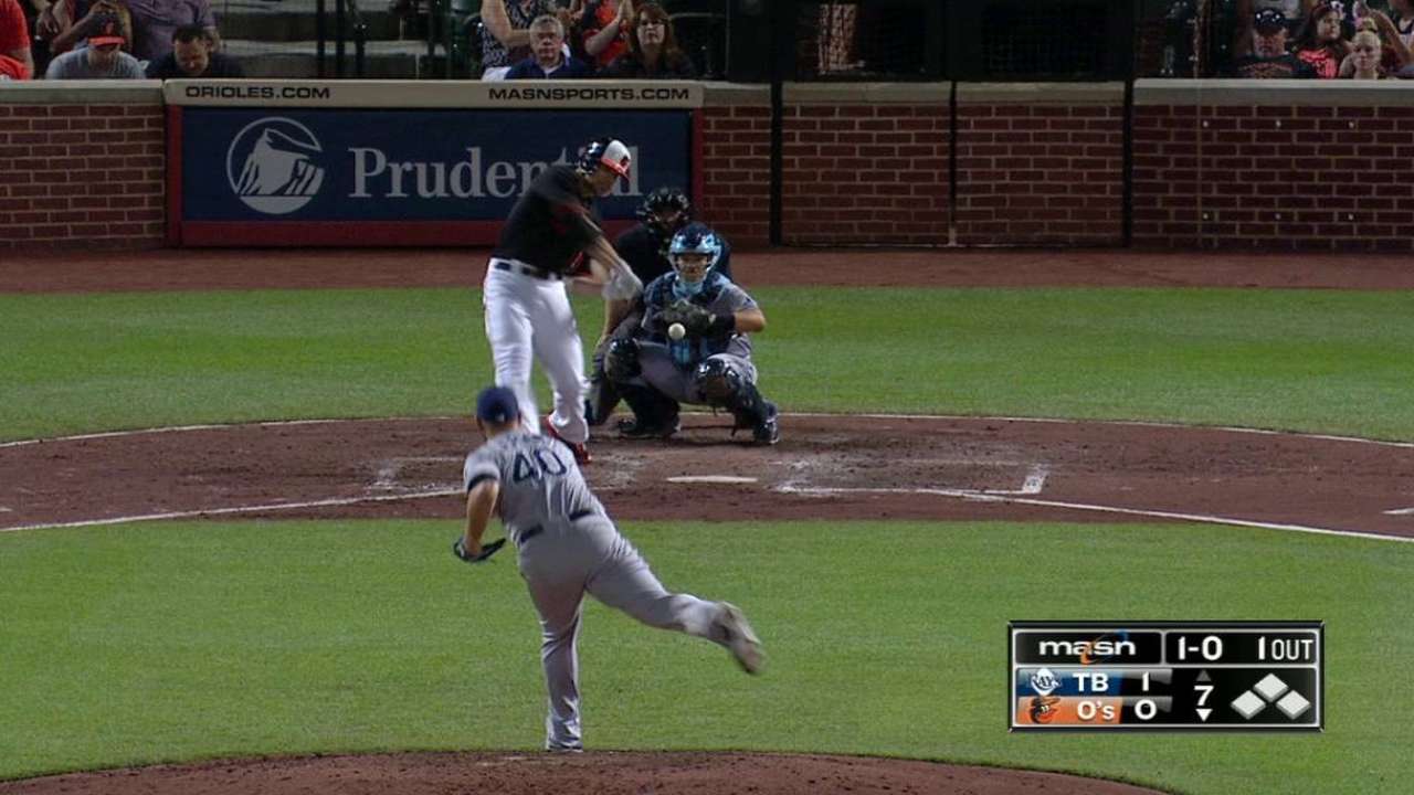 Davis' solo homer