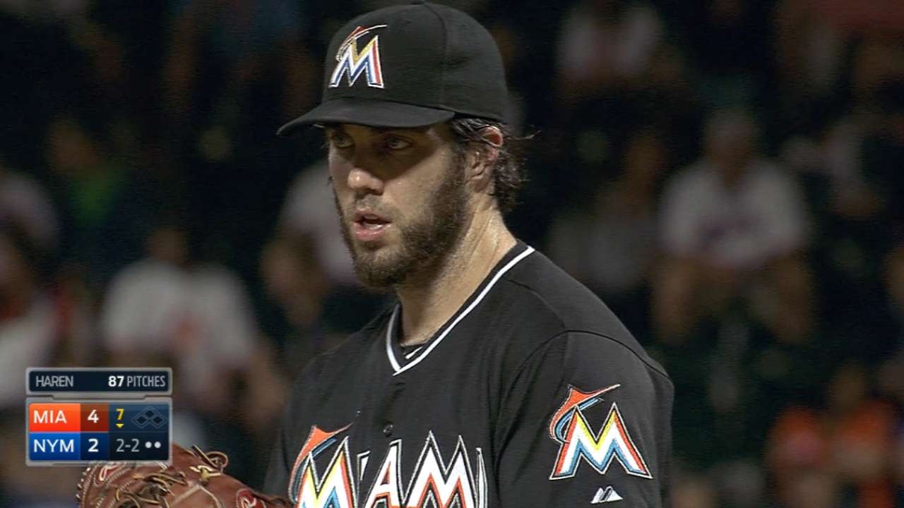 Haren steady despite homers, lack of velocity