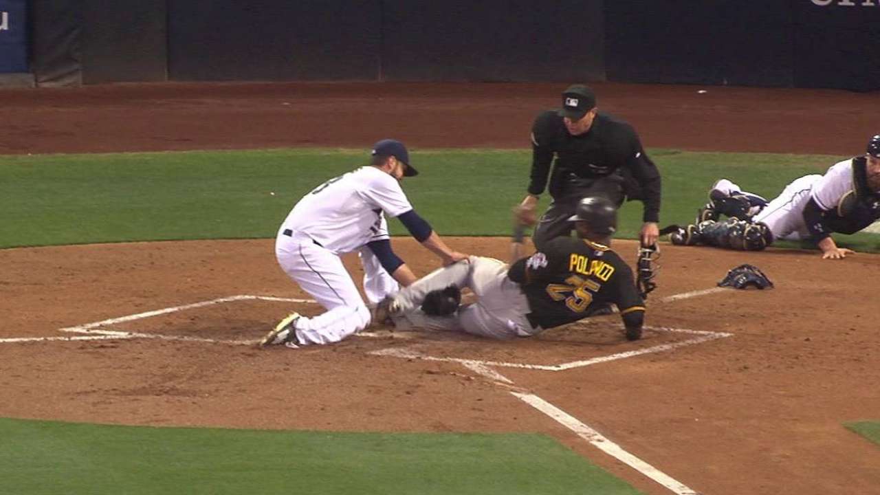 Padres nab Polanco at home