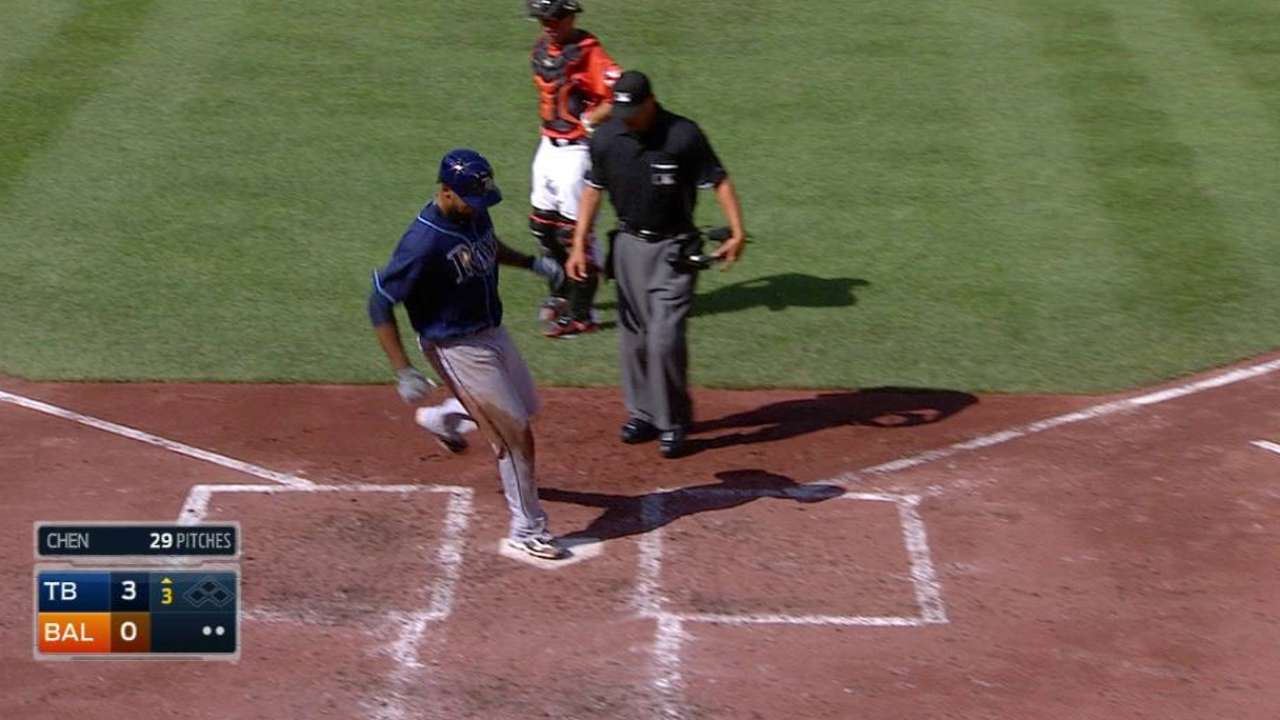 Butler's solo homer