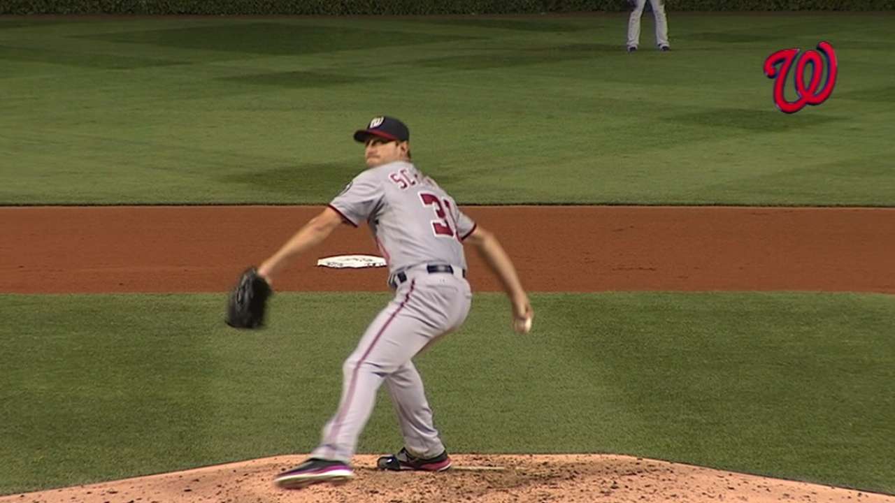 Scherzer on pitching in Majors