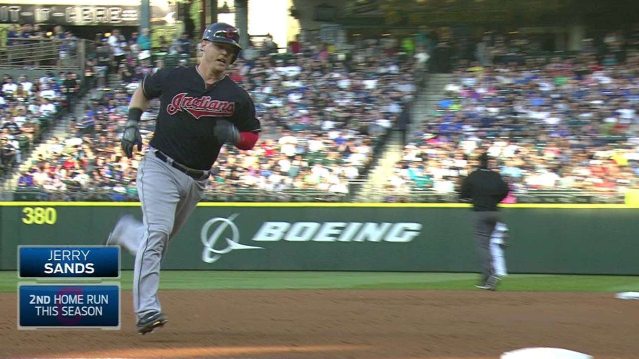 After trades, Indians give Sands chance to shine