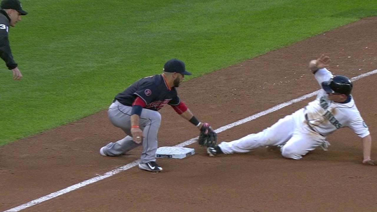 Brantley's great throw
