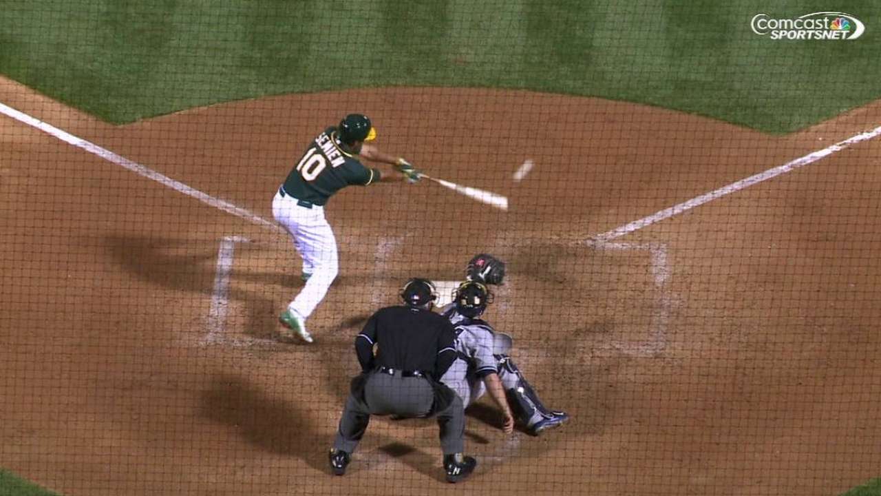 Semien's RBI single