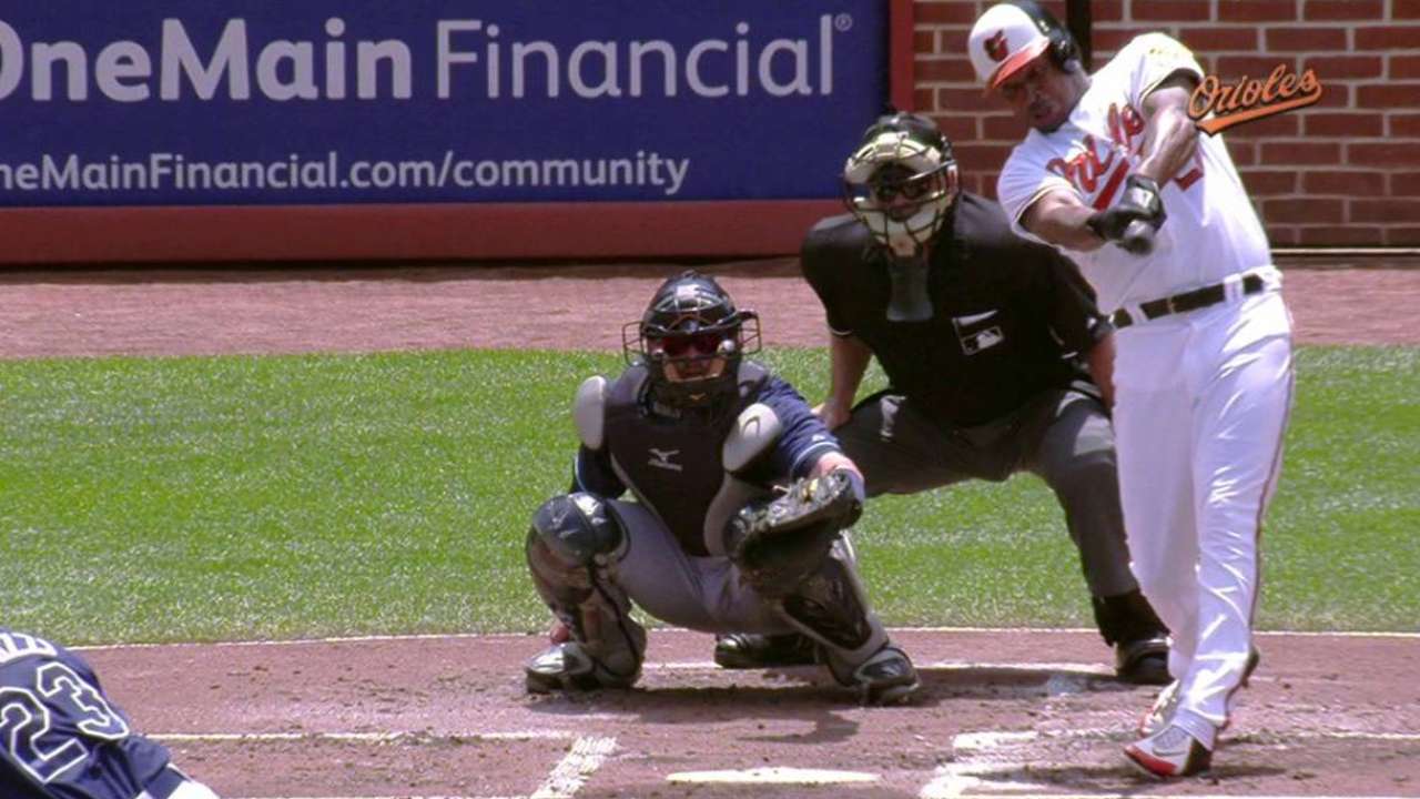 Young's solo homer