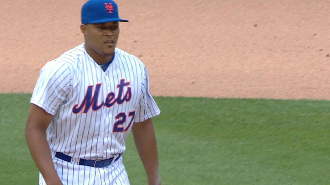 Familia records crucial five-out save for Mets