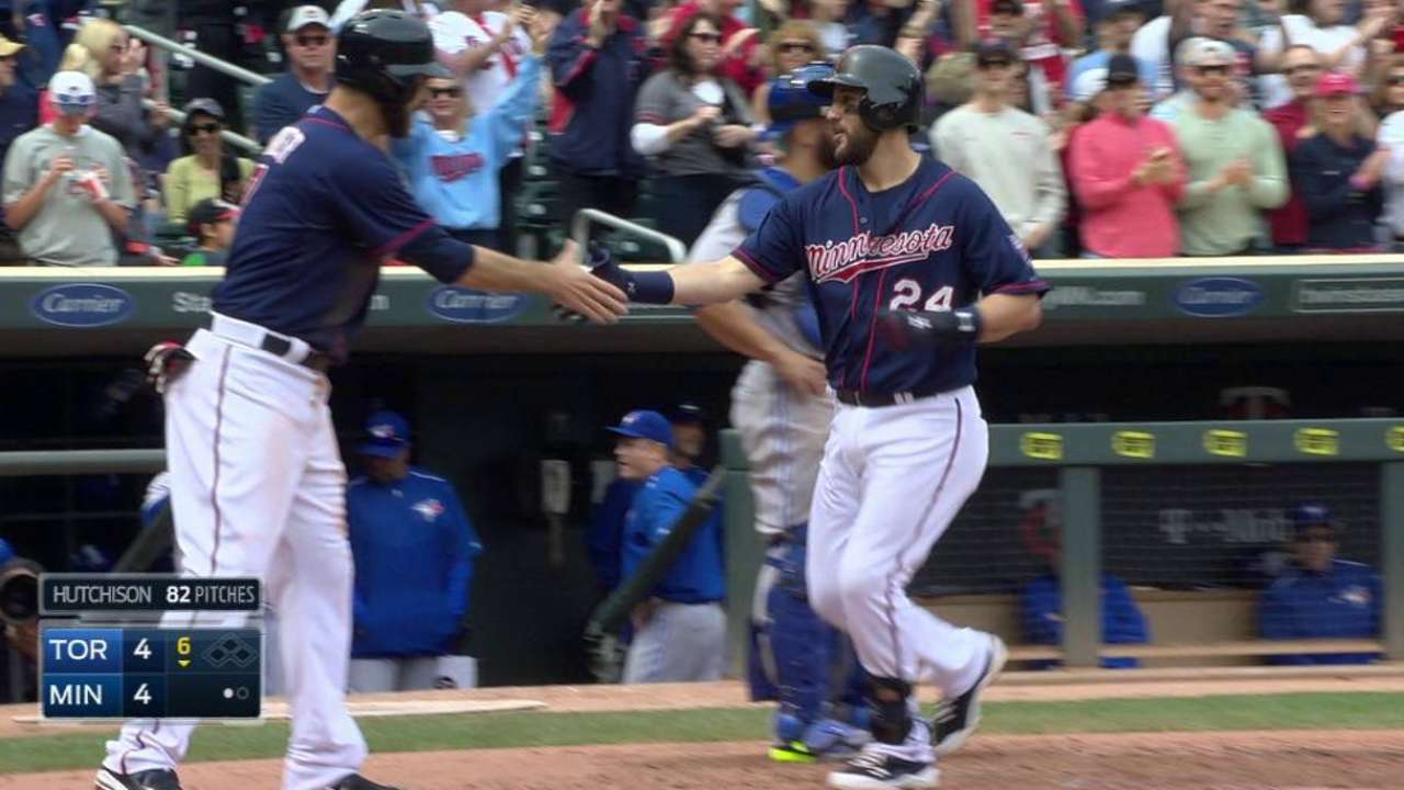 Plouffe's game-tying home run