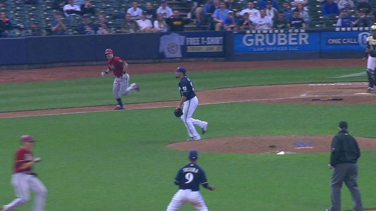Garza flashes the leather