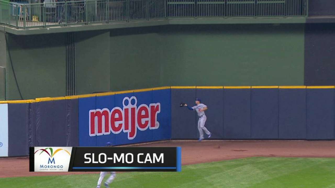Pederson's fantastic grab