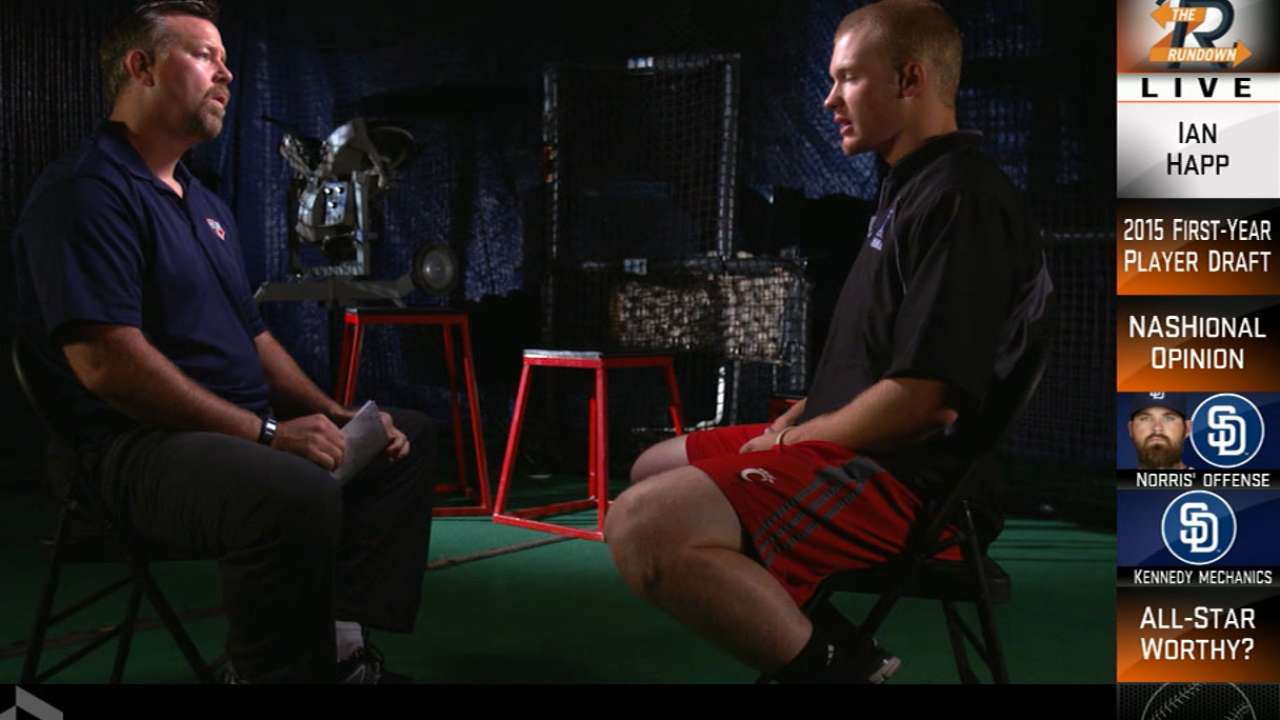 Casey with top prospect Ian Happ